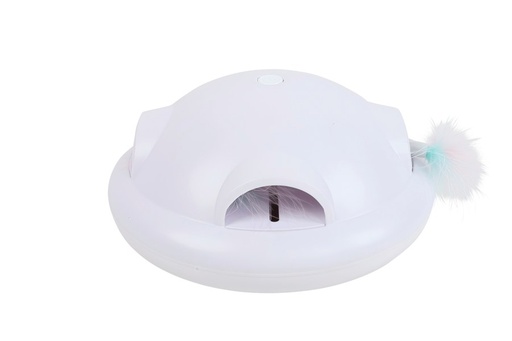 M-pets Alpha Interactive Cat Toy - White
