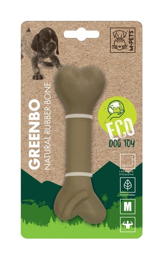 M-pets Greenbo Natural Rubber Bones - M