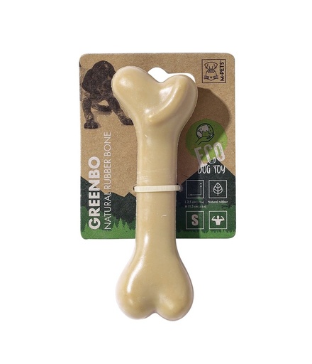 M-pets Greenbo Natural Rubber Bones - S