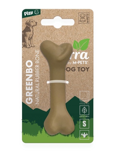 M-pets Greenbo Natural Rubber Bones - S