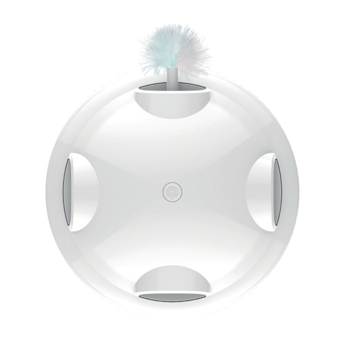 M-pets Alpha Interactive Cat Toy - White