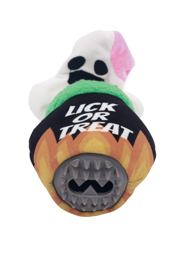 M-Pets Halloween Snack Attack Dog Toy - Ghost