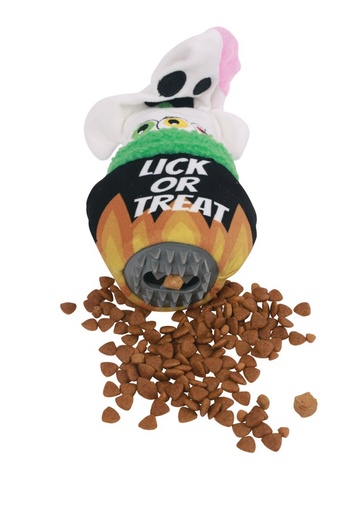 M-Pets Halloween Snack Attack Dog Toy - Ghost