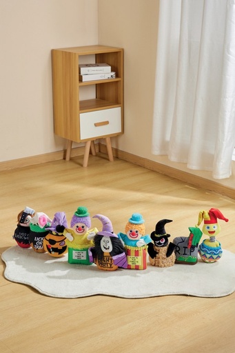 M-Pets Halloween Snack Attack Dog Toy - Pumpkin