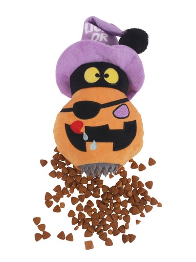 M-Pets Halloween Snack Attack Dog Toy - Pumpkin