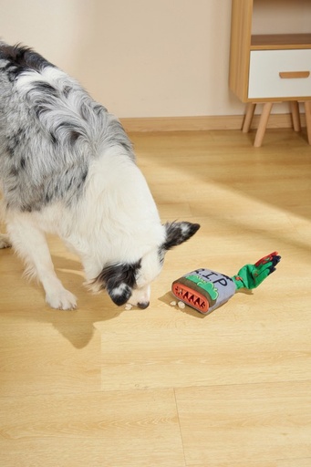 M-Pets Halloween Snack Attack Dog Toy - Tomb
