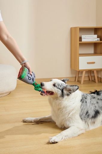 M-Pets Halloween Snack Attack Dog Toy - Tomb