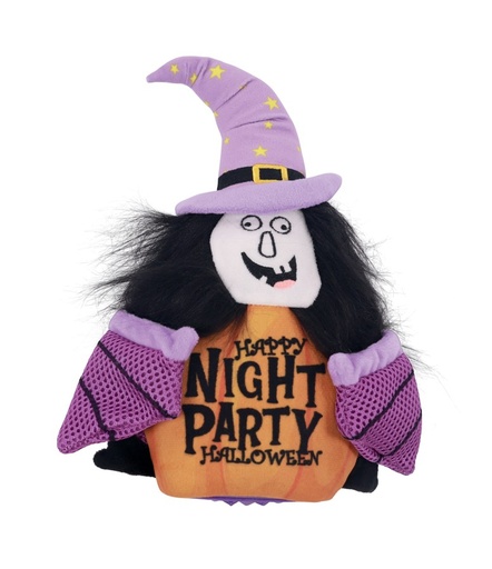 M-Pets Halloween Snack Attack Dog Toy - Witch
