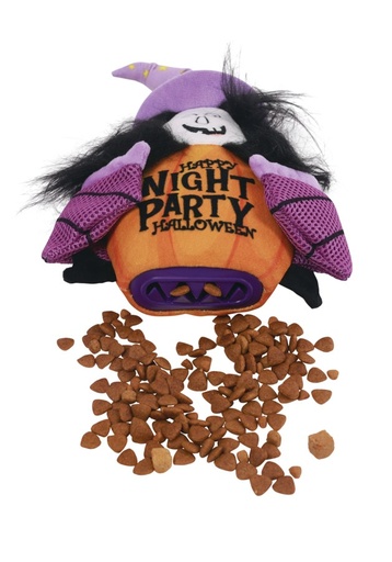 M-Pets Halloween Snack Attack Dog Toy - Witch