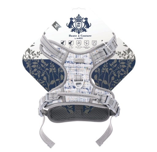 M-pets Haute Couture Dog Harness Blue Charm M