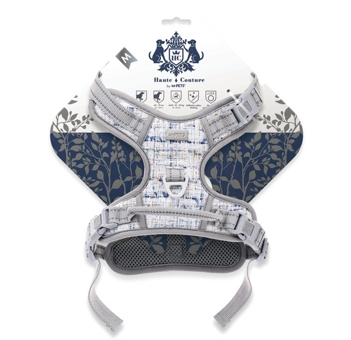 M-pets Haute Couture Dog Harness Blue Charm M