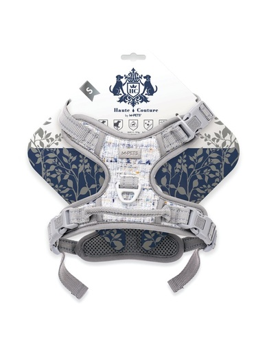M-pets Haute Couture Dog Harness Blue Charm S