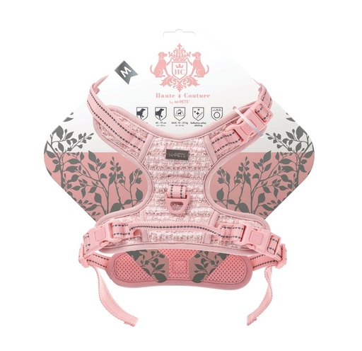 M-pets Haute Couture Dog Harness Pink Charm M