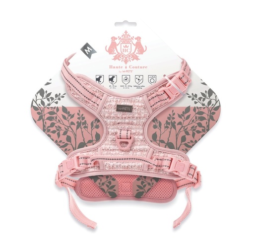 M-pets Haute Couture Dog Harness Pink Charm M