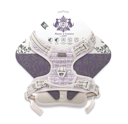 M-pets Haute Couture Dog Harness Purple Charm M