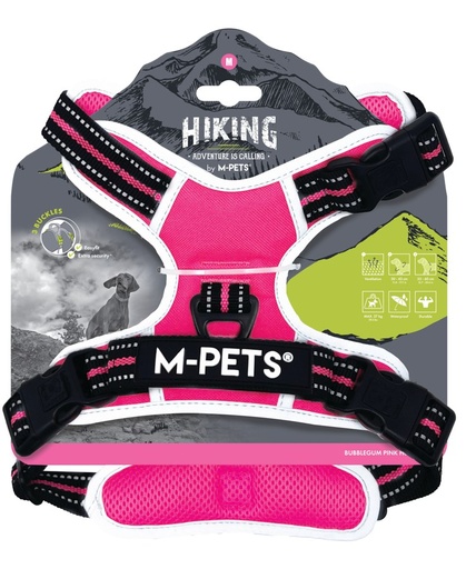 M-pets Hiking Harness Bubblegum Pink M