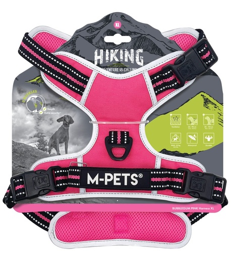M-pets Hiking Harness Bubblegum Pink Xl