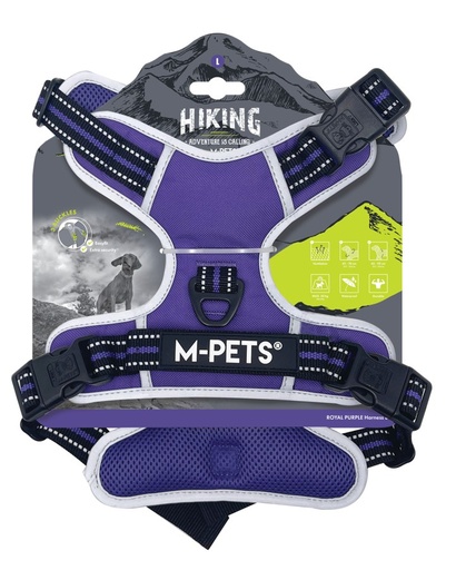 M-pets Hiking Harness Royal Purple L