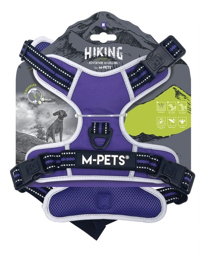 M-pets Hiking Harness Royal Purple M