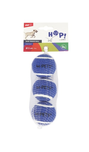 M-pets Hop Tennis Ball Blue Set 5cm - 3 Pcs