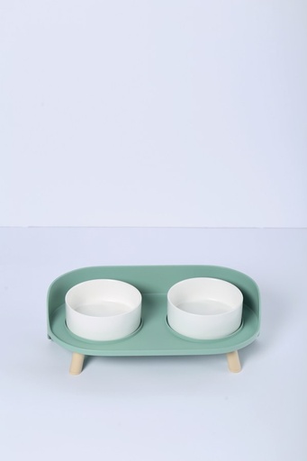 M-pets Altitude Double Raised Pet Bowl