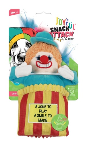 M-pets Joyful Snack Attack Dog Toy - Circus