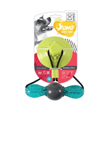 M-pets Jump Dog Toys With Suction Cup - Double Stick