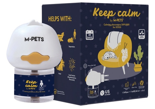 M-pets Keep Calm Calming Pheromone Diffuser For Dogs - Us Standard 48ml