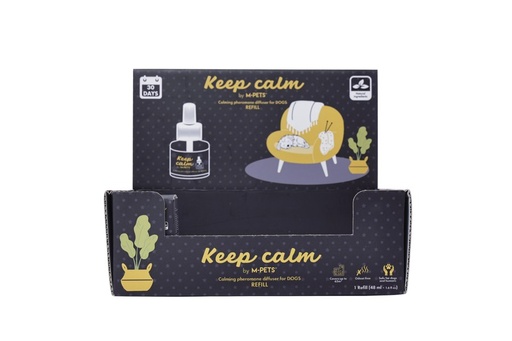 M-pets Keep Calm Calming Pheromone Diffuser For Dogs Refill 48ml