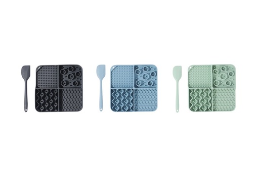 M-pets Leccamat+ Scoop Set Black M
