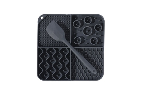 M-pets Leccamat+ Scoop Set Black M