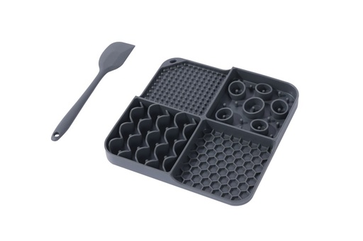 M-pets Leccamat+ Scoop Set Black M