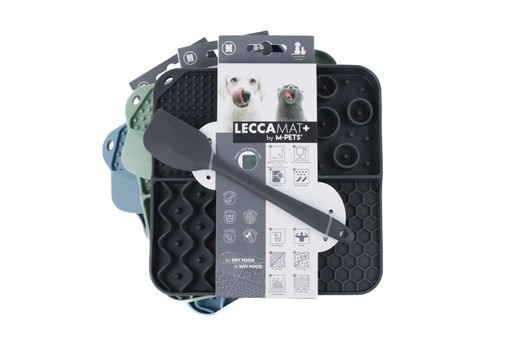 M-pets Leccamat+ Scoop Set Black M