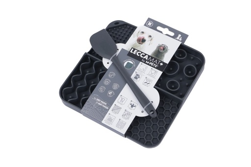 M-pets Leccamat+ Scoop Set Black M