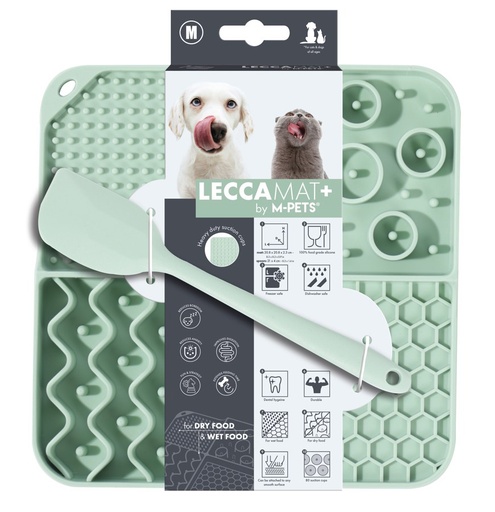 M-pets Leccamat+ Scoop Set Green M