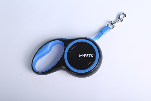 M-pets Liberty Dog Retractable Leash Blue - S / Blue