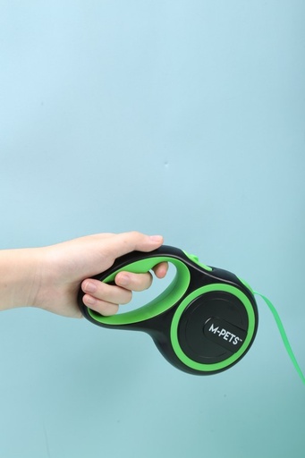 M-pets Liberty Dog Retractable Leash Blue - S / Green