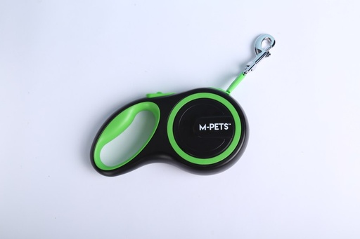 M-pets Liberty Dog Retractable Leash Blue - S / Green