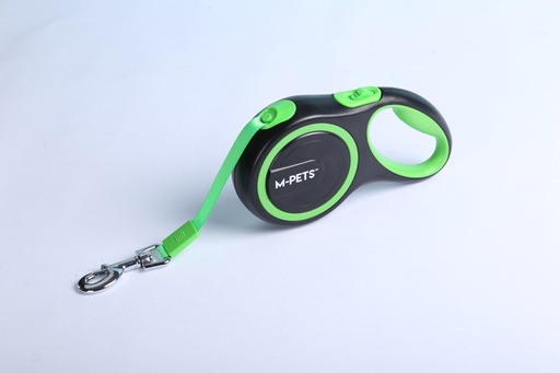 M-pets Liberty Dog Retractable Leash Blue - S / Green