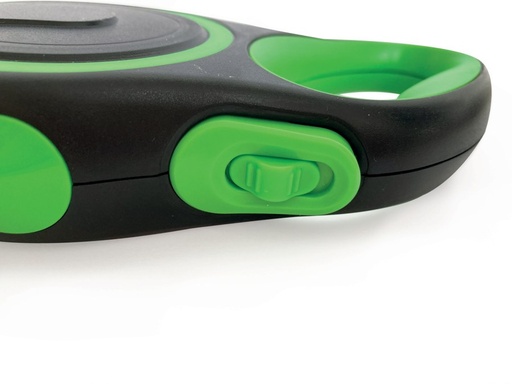 M-pets Liberty Dog Retractable Leash Blue - S / Green