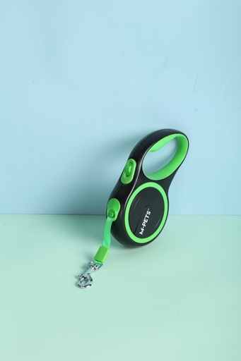 M-pets Liberty Dog Retractable Leash Blue - S / Green