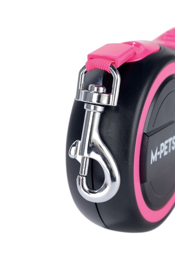 M-pets Liberty Dog Retractable Leash M / Pink