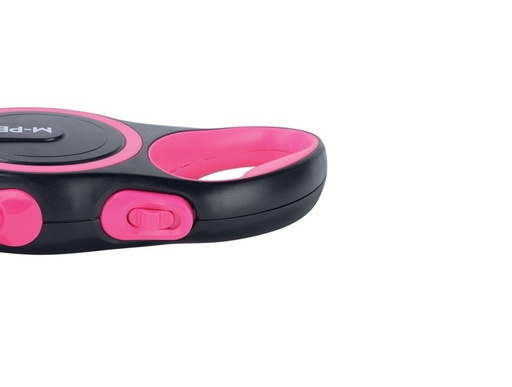 M-pets Liberty Dog Retractable Leash M / Pink