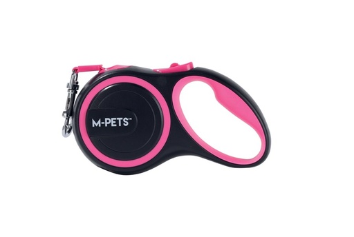 M-pets Liberty Dog Retractable Leash M / Pink