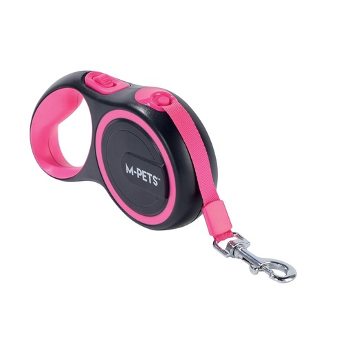M-pets Liberty Dog Retractable Leash M / Pink