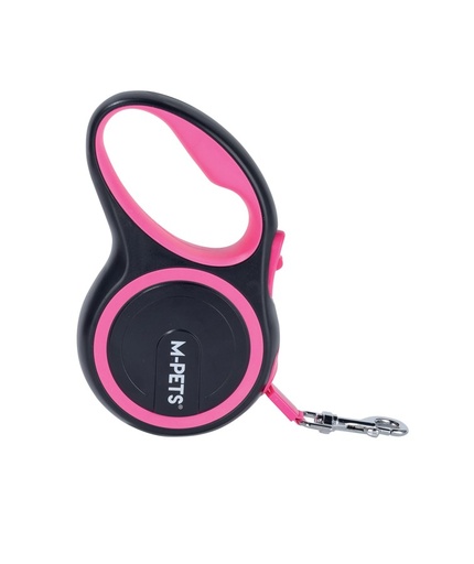 M-pets Liberty Dog Retractable Leash M / Pink