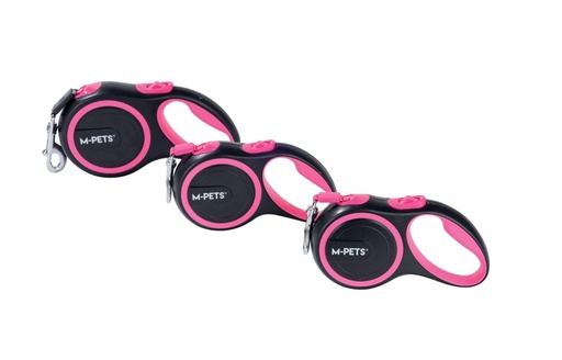 M-pets Liberty Dog Retractable Leash S / Pink