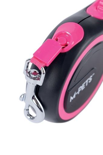 M-pets Liberty Dog Retractable Leash S / Pink