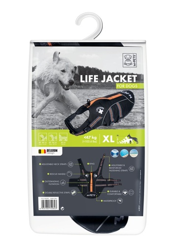 M-pets Life Jacket For Dogs - Xl (65cm)
