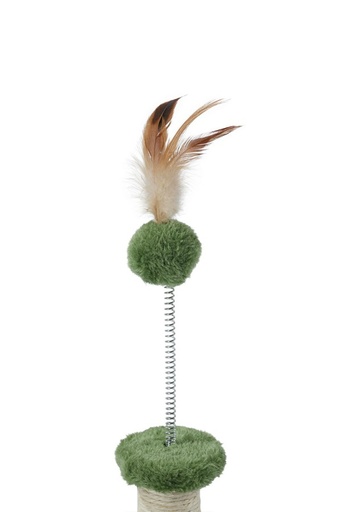 M-pets My First Cat Tree Feather Green